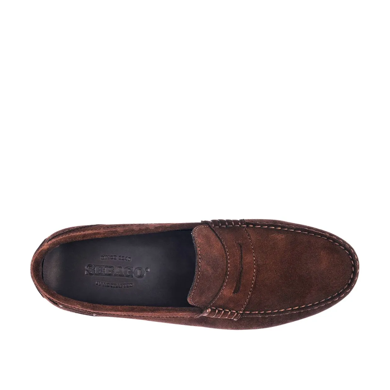 Mocassini Uomo Sebago Byron Suede Marrone