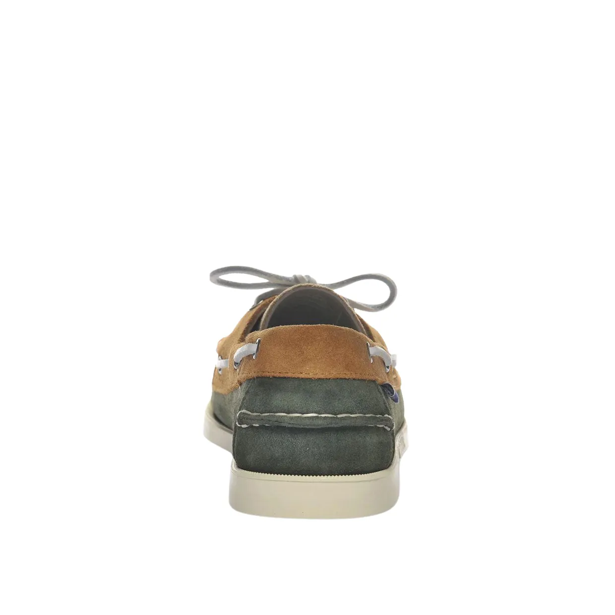 Mocassini Uomo Sebago Portland JIB Verde / Beige / Marrone