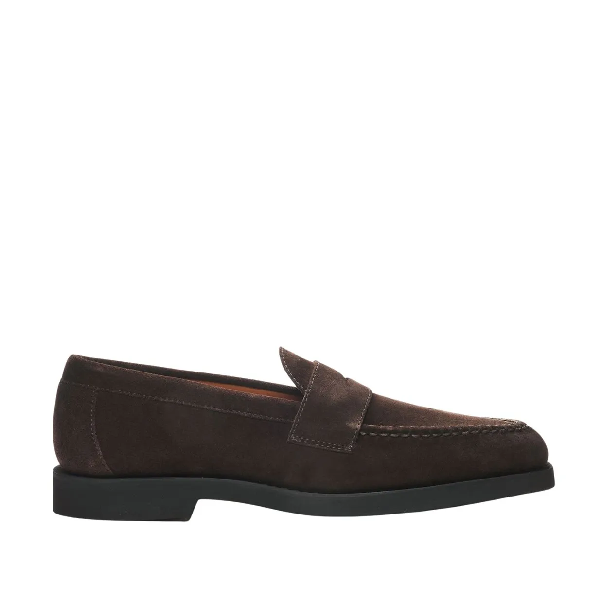 Mocassini Uomo Sebago Ryan Suede Polaris Marrone