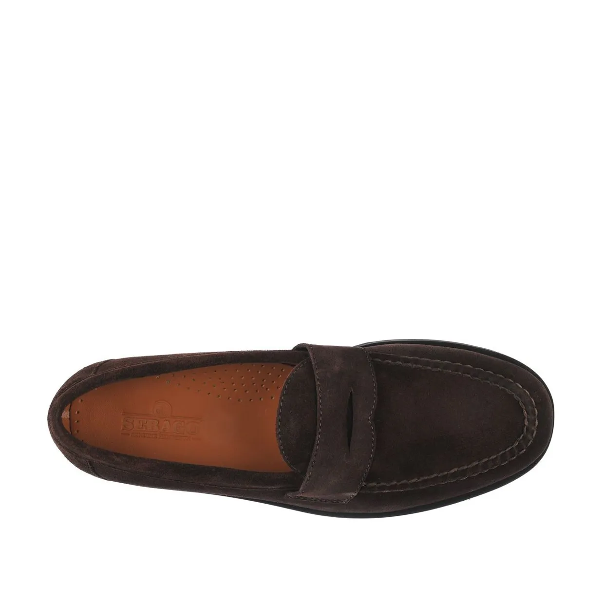 Mocassini Uomo Sebago Ryan Suede Polaris Marrone