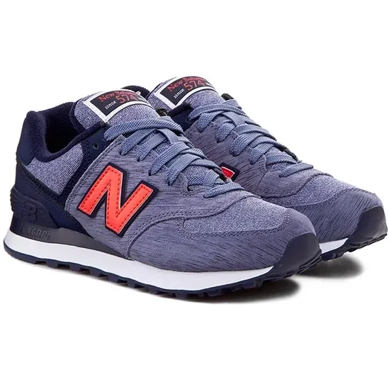 New Balance unisex adult sneakers WL574WTC blue