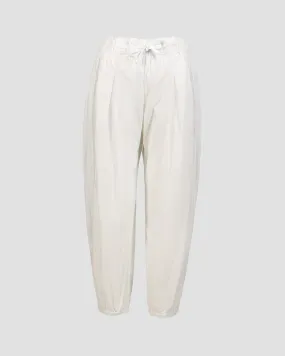 Pantaloni bianchi da donna Deha D02746-10001