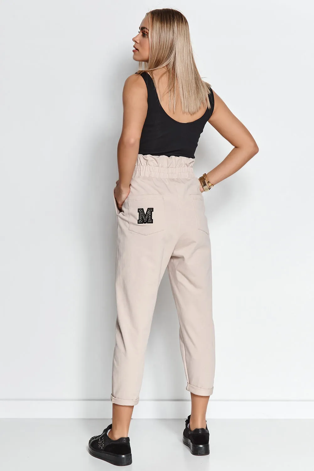 Pantaloni model 152592 Makadamia