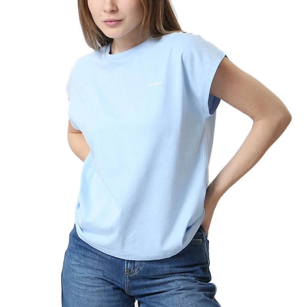 Pepe Jeans short sleeve cropped shirt Bloom PL504821 524 bloom