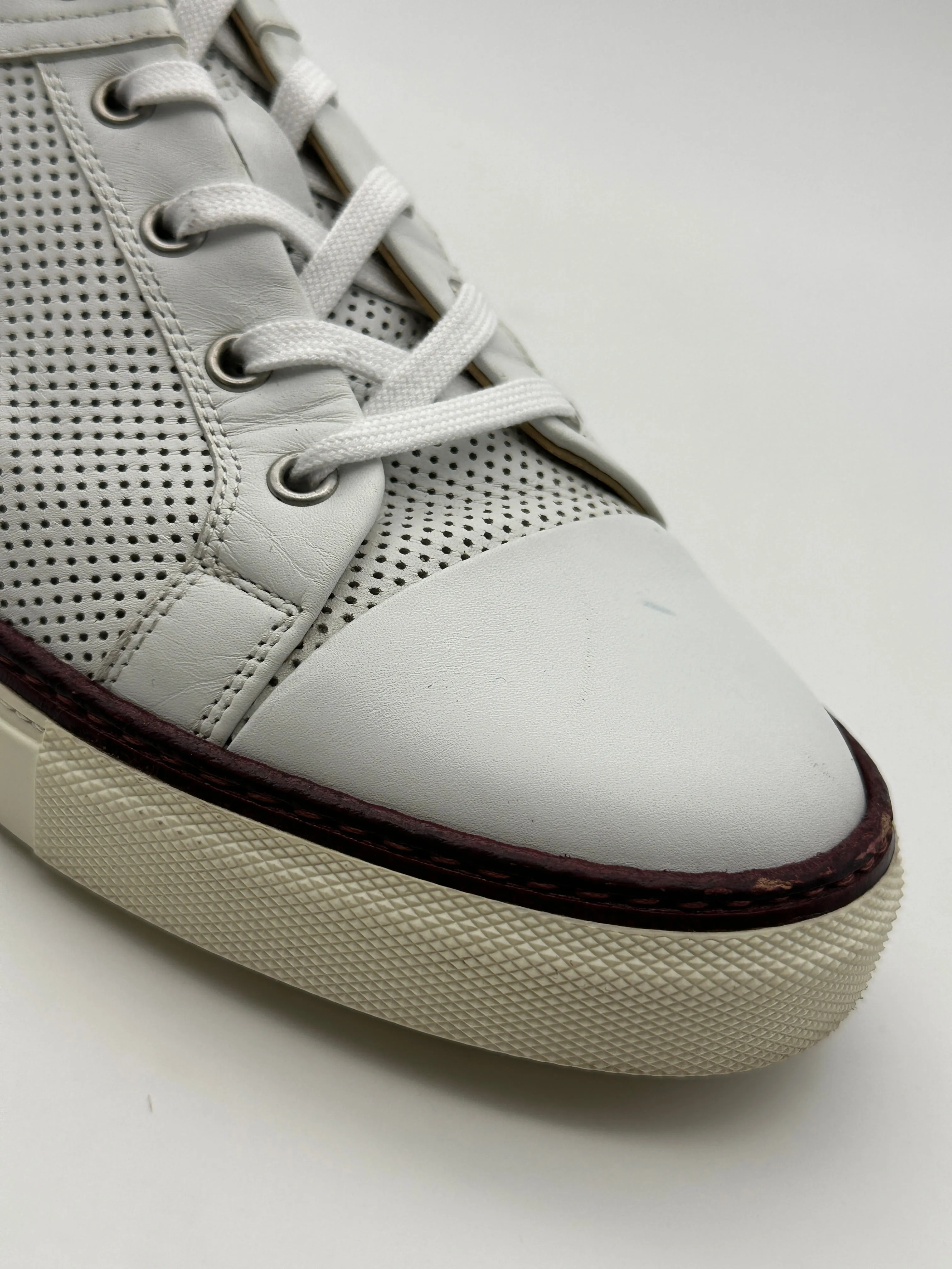 Perforated Leather Sneakers