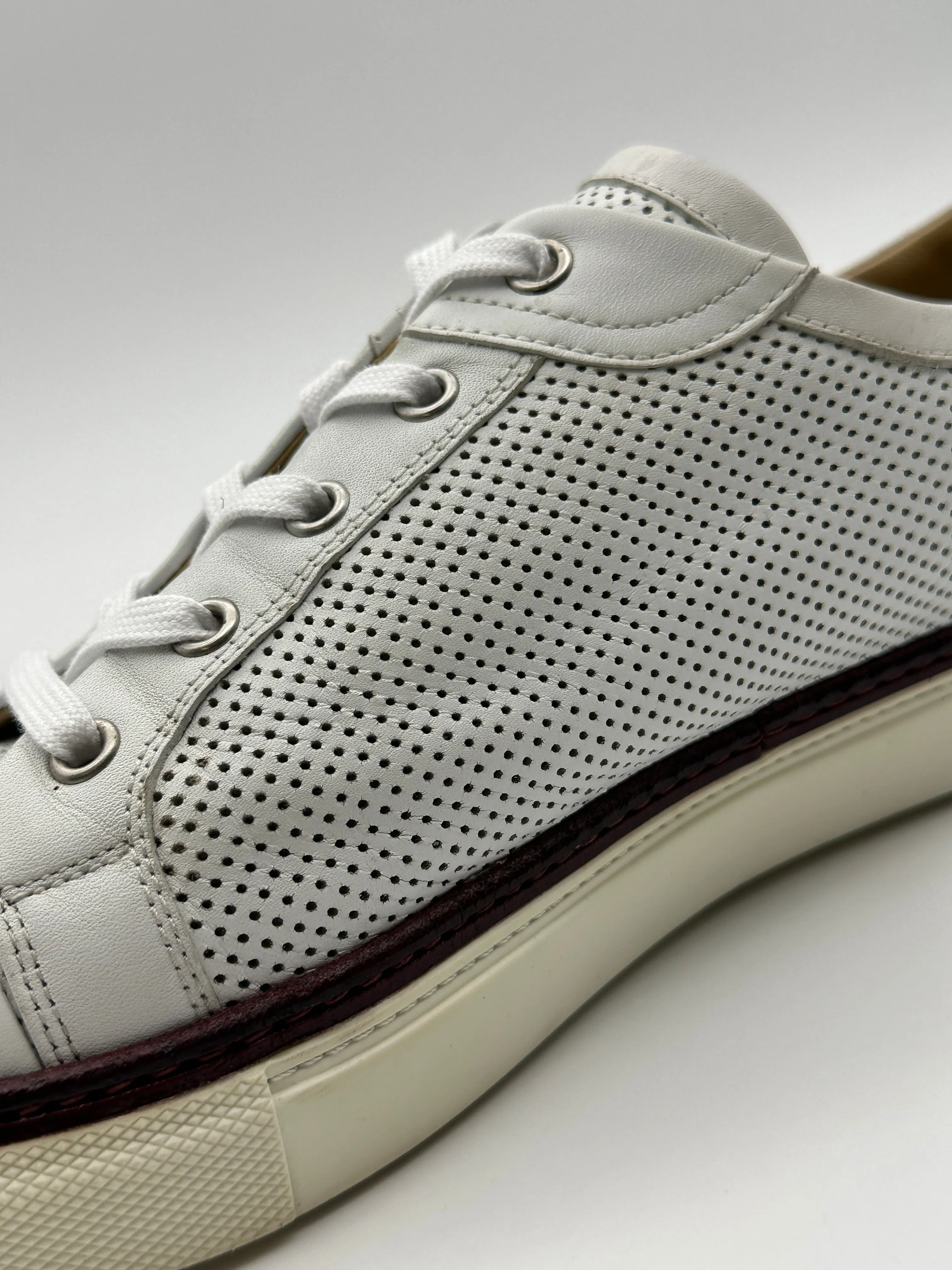 Perforated Leather Sneakers