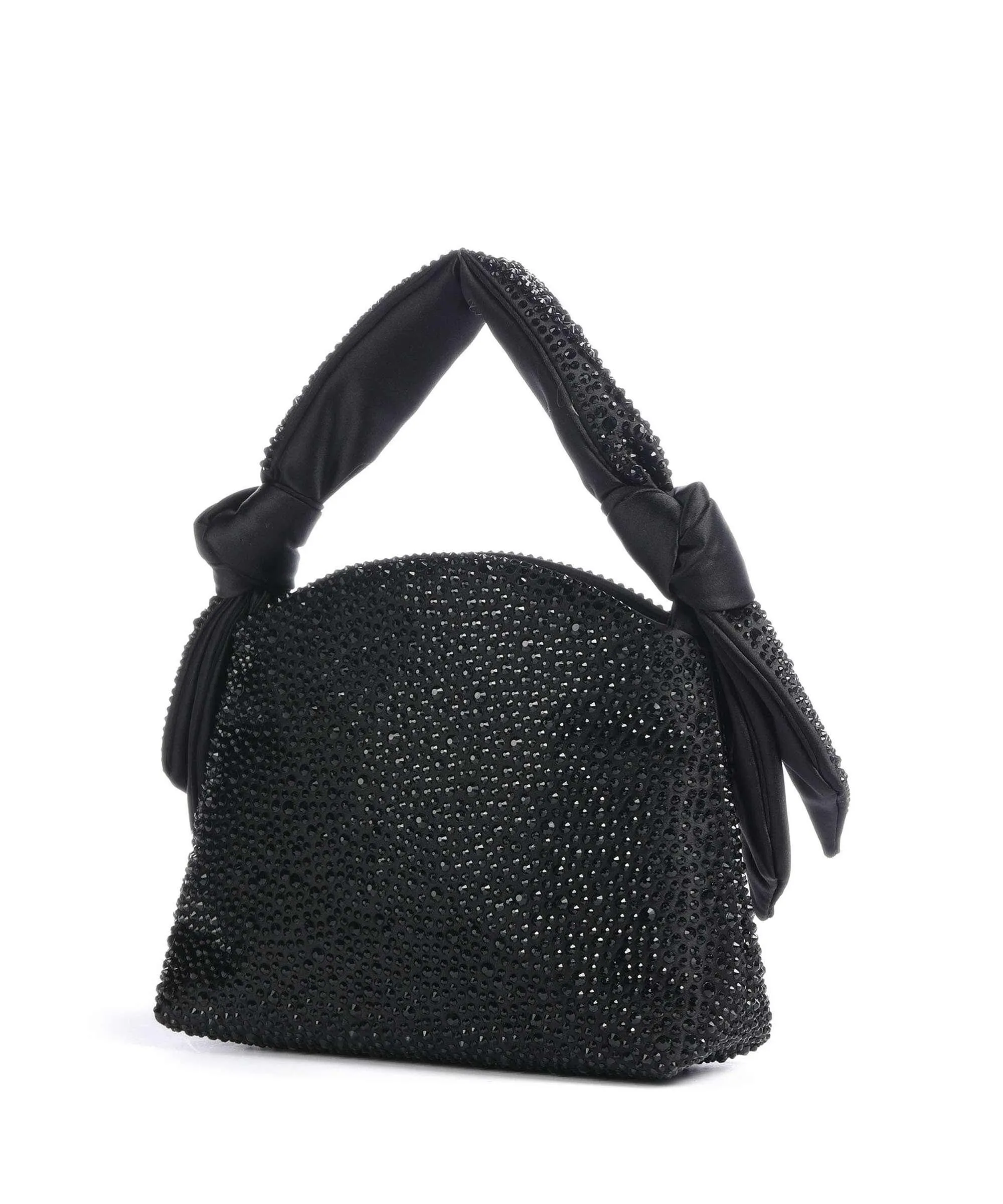  Pinko Knots Mini Borsa a mano tissu nero  