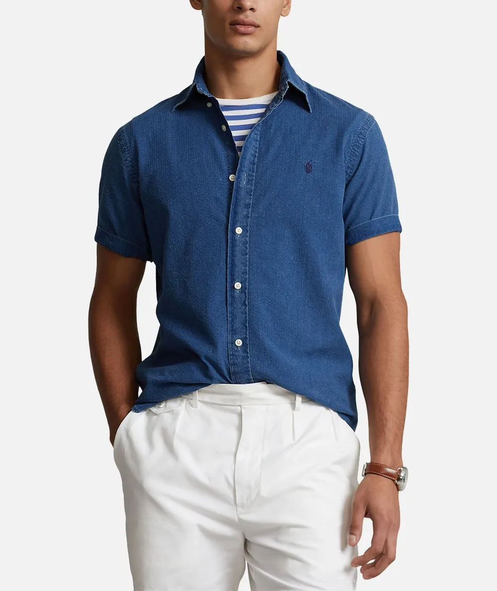 POLO RALPH LAUREN UOMO--Camicia in seersucker