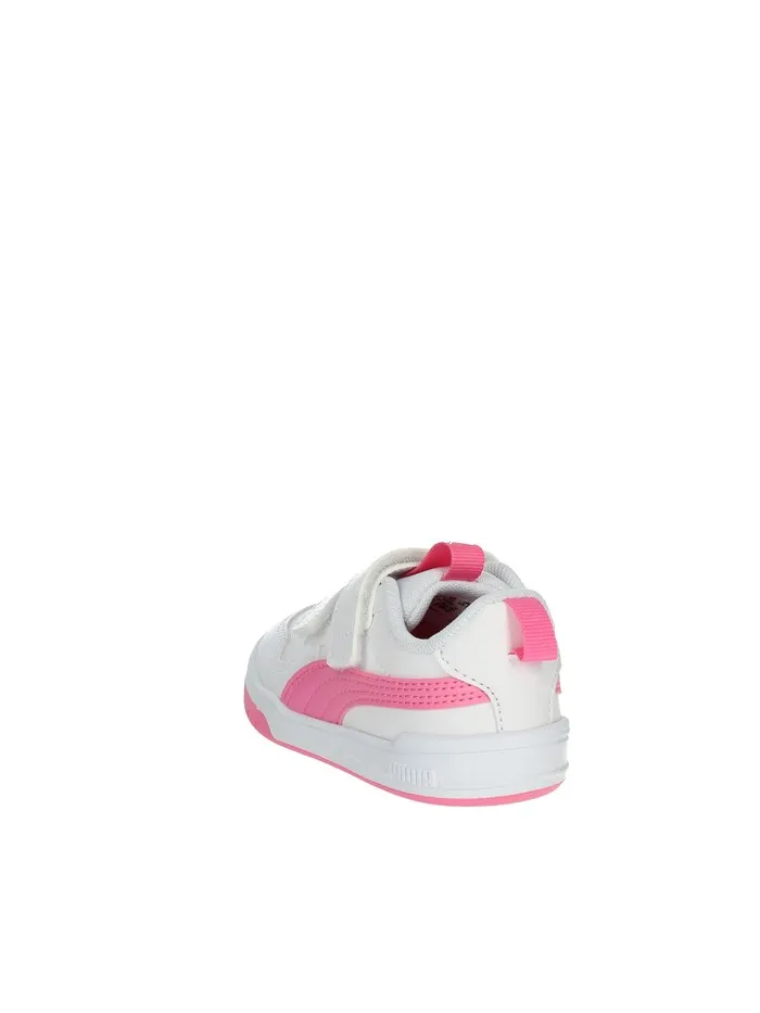 PUMA  SNEAKERS BASSA 380741 BIANCO/ROSA