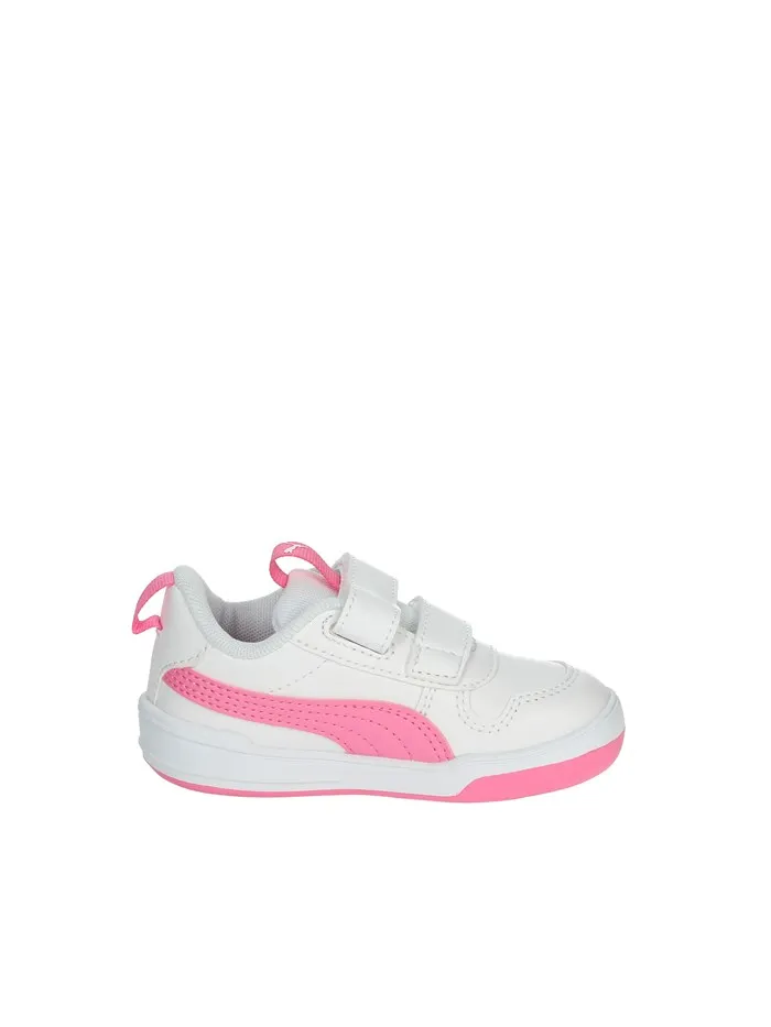 PUMA  SNEAKERS BASSA 380741 BIANCO/ROSA