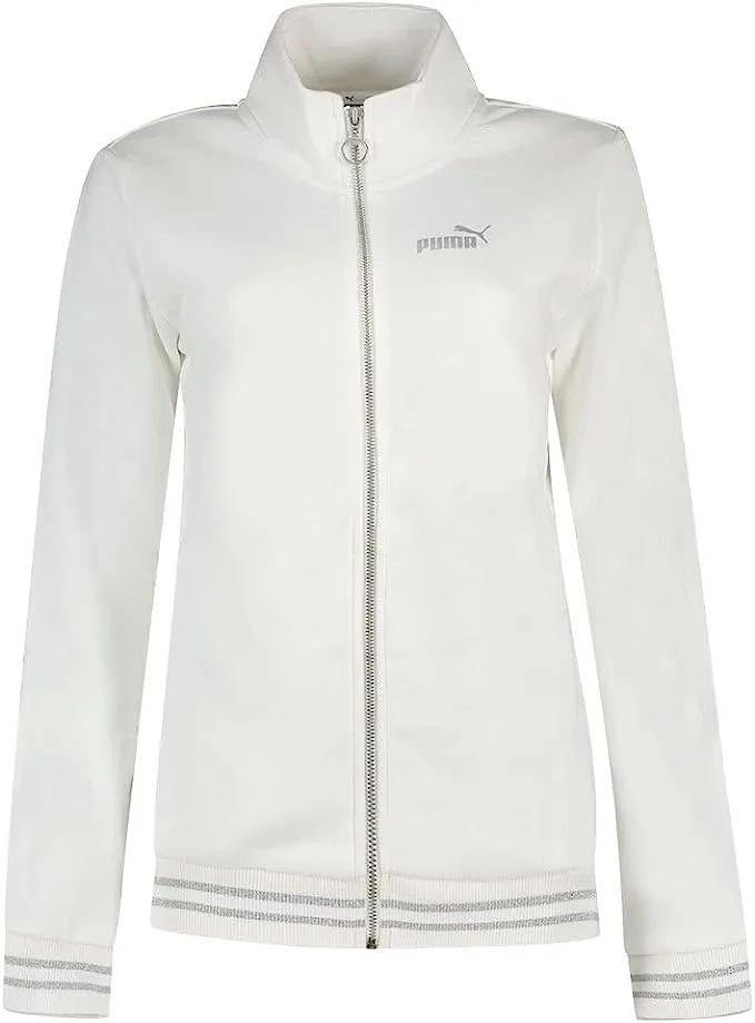 Puma women's tracksuit with full zip 847607-02 white black