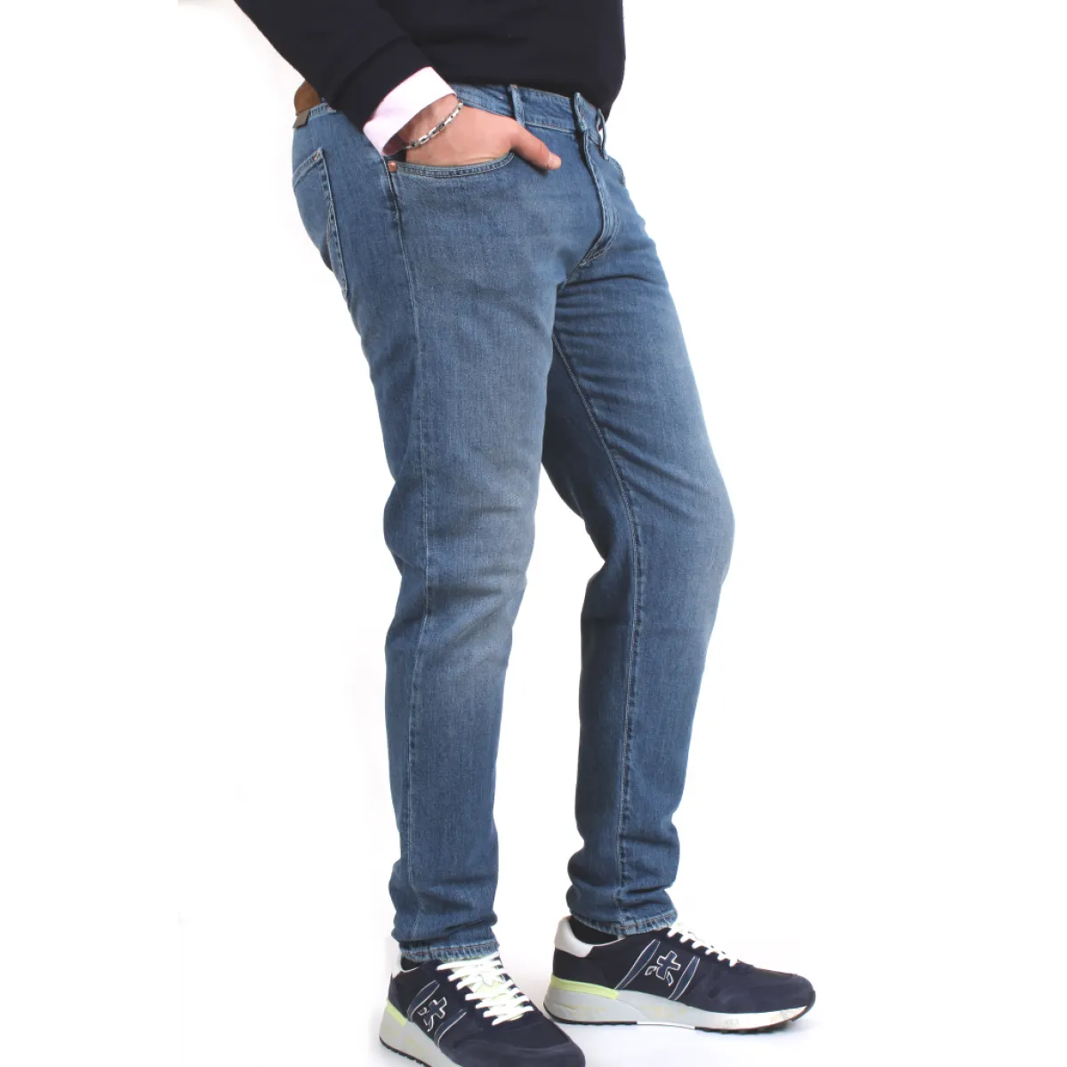 Roy Roger's Uomo Jeans 517 Man Super Stone