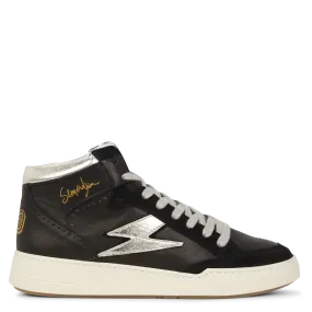  SEMERDJIAN - SMR   BRAGA - Sneakers alte in pelle liscia | Nero