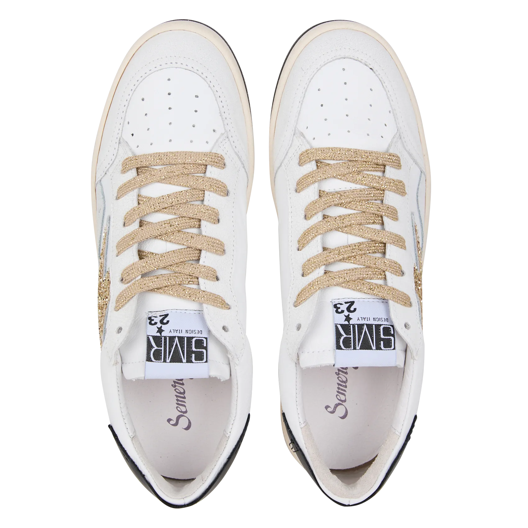  SEMERDJIAN - SMR   DANY - Sneakers basse in misto pelle | Bianco