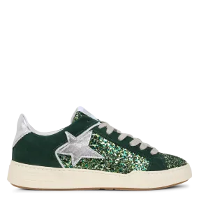  SEMERDJIAN - SMR   DUCK - Sneakers basse in camoscio con paillettes | Verde