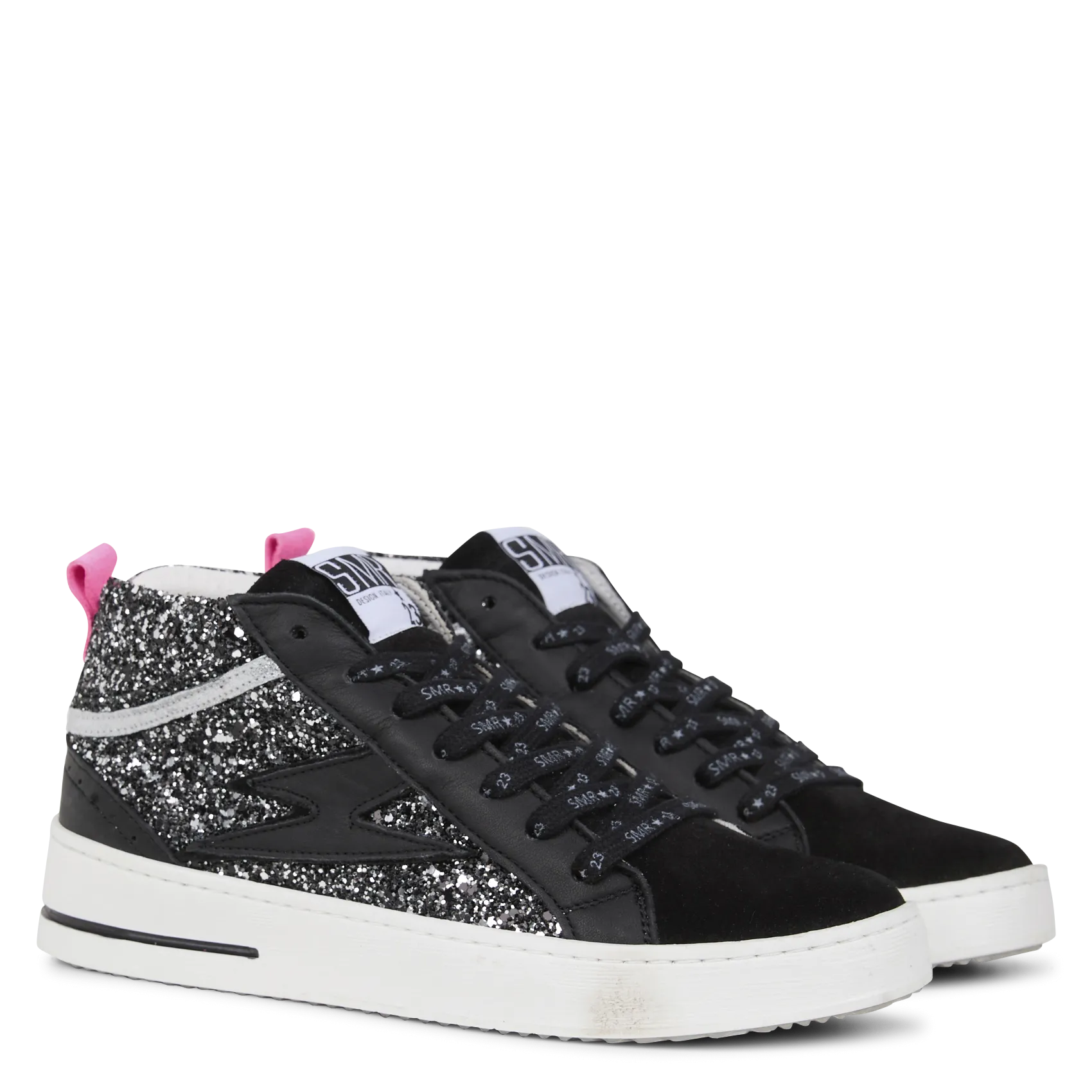  SEMERDJIAN - SMR   GIBRA - Sneakers alte con paillettes | Nero