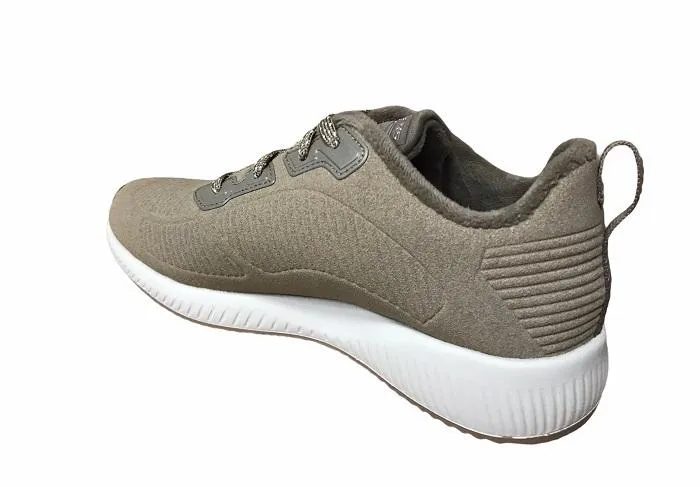 Skechers women's sneakers Bobs Squad Teams Bobs 32505/DKTP dark taupe