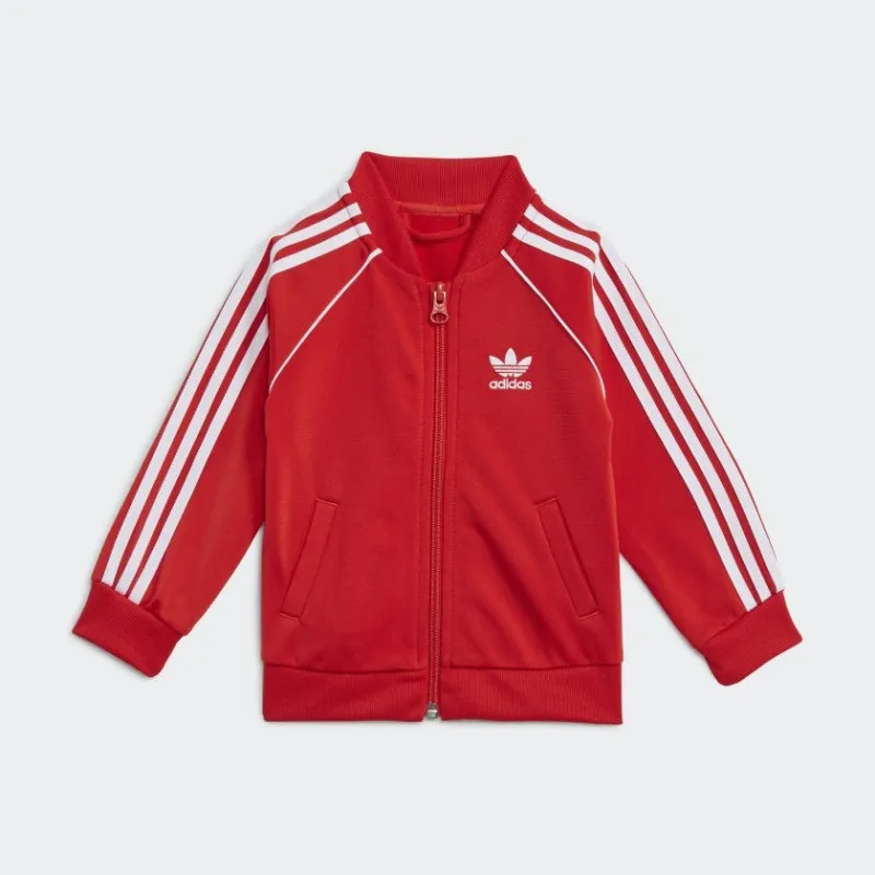 Tuta Adidas Adicolor Bambino Rosso