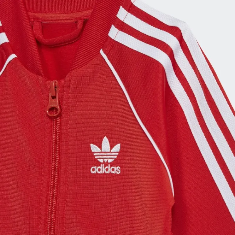 Tuta Adidas Adicolor Bambino Rosso