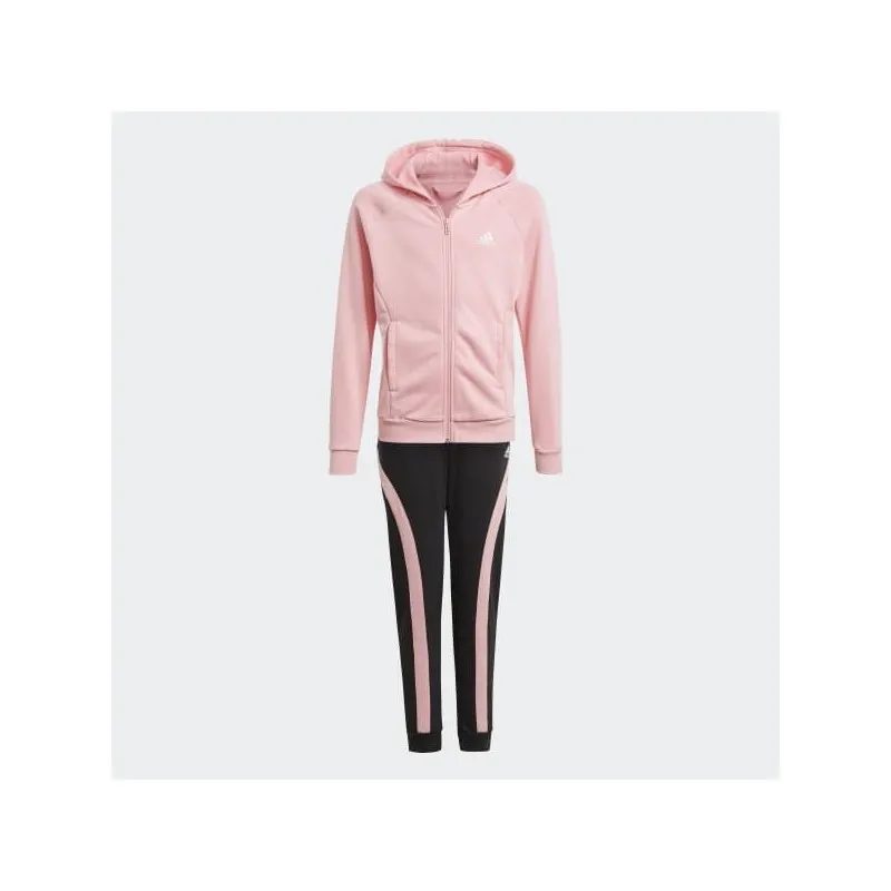 Tuta Adidas Bimba Rosa-Nero