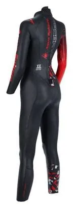 Tuta in neoprene da donna Aquasphere Racer V3 Nera / Rossa