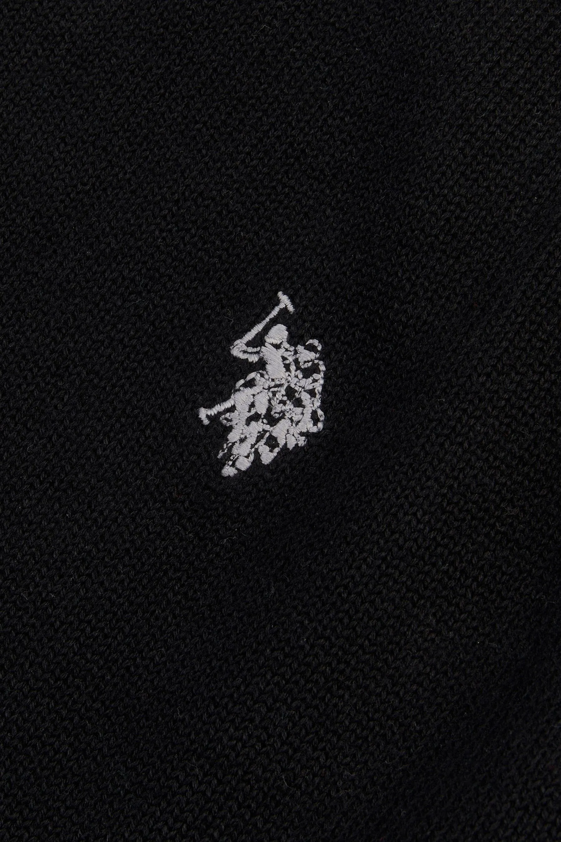 U.S. Polo Assn. Uomo Girocollo - Nero in maglia - Maglia