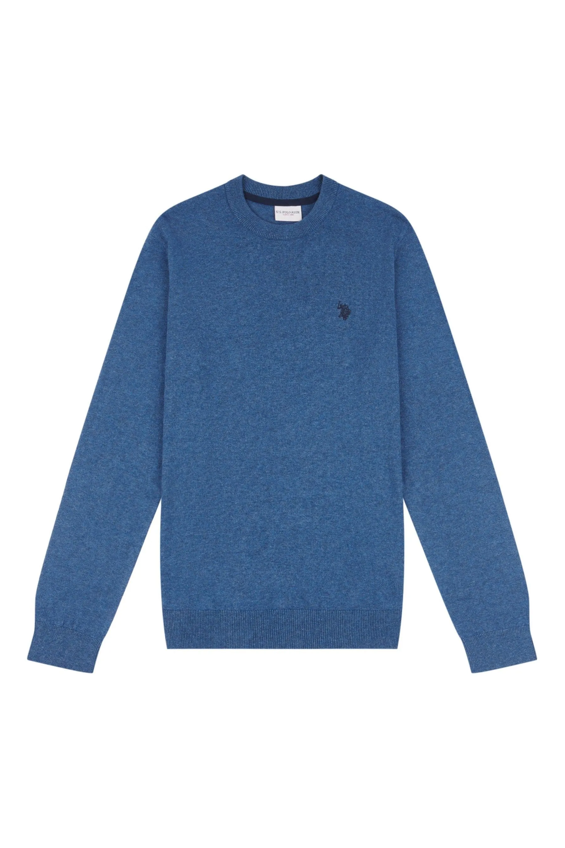 U.S. Polo Assn. Uomo - Maglia con Girocollo in cotone