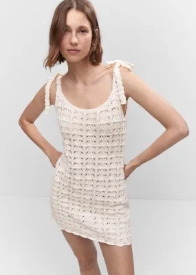 Vestito crochet fiocchi