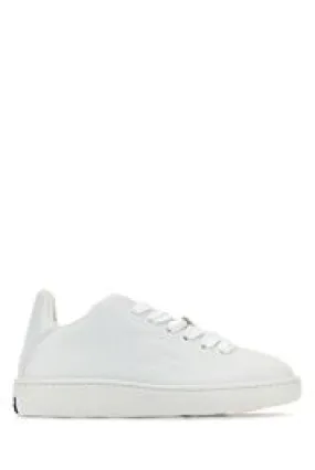 White leather sneakers    