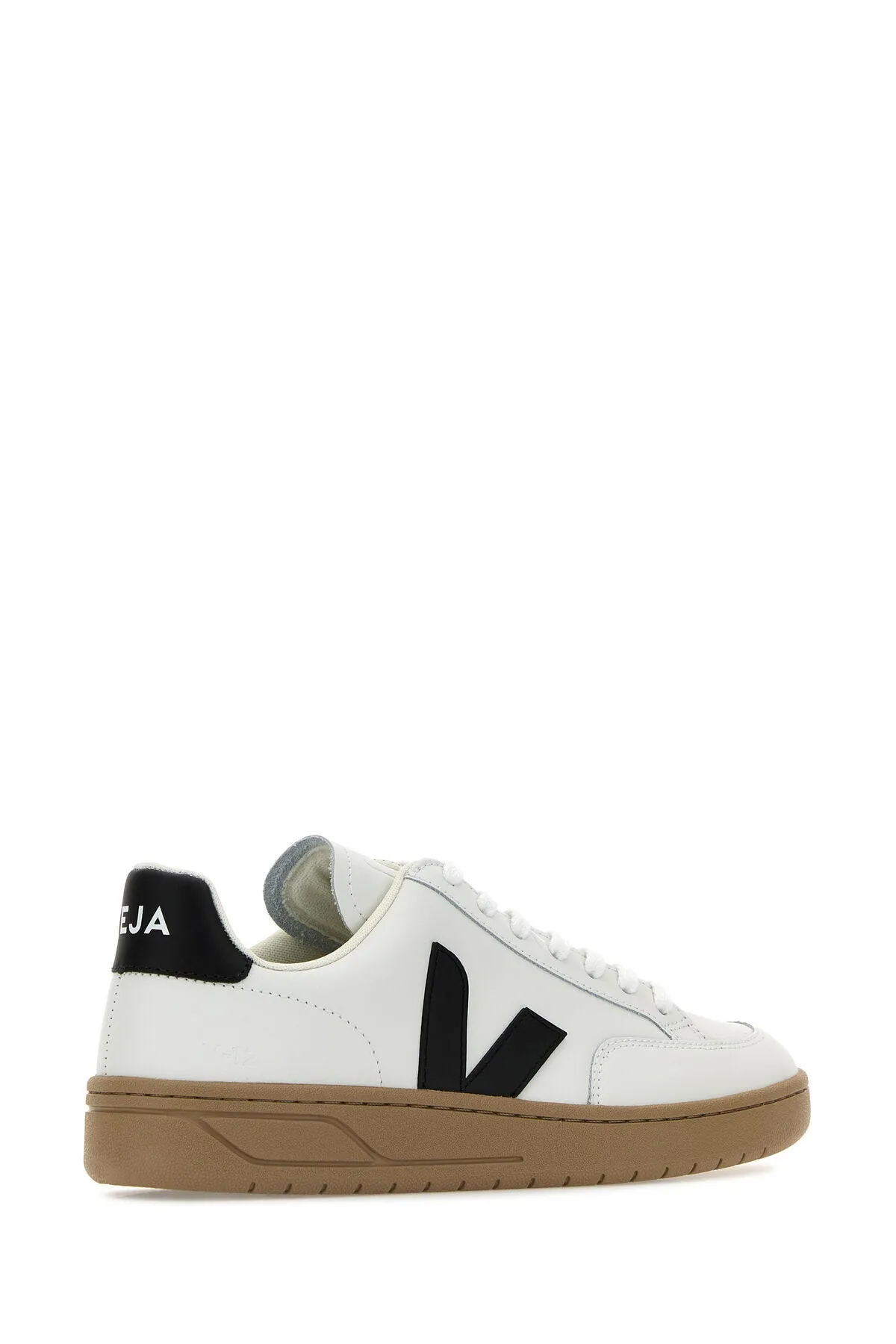 White leather V-12 sneakers    