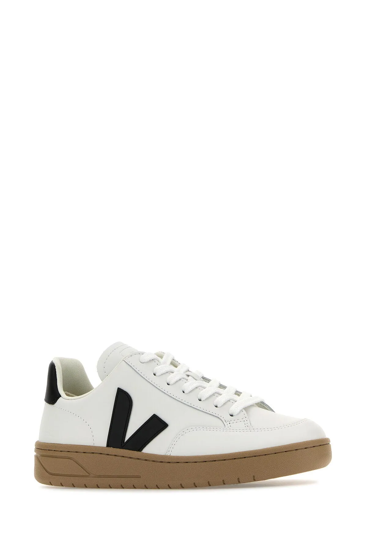 White leather V-12 sneakers    