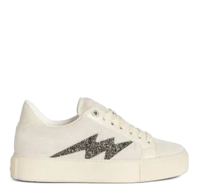  ZADIG&VOLTAIRE   LA FLASH - Sneakers basse in pelle con platform | Bianco