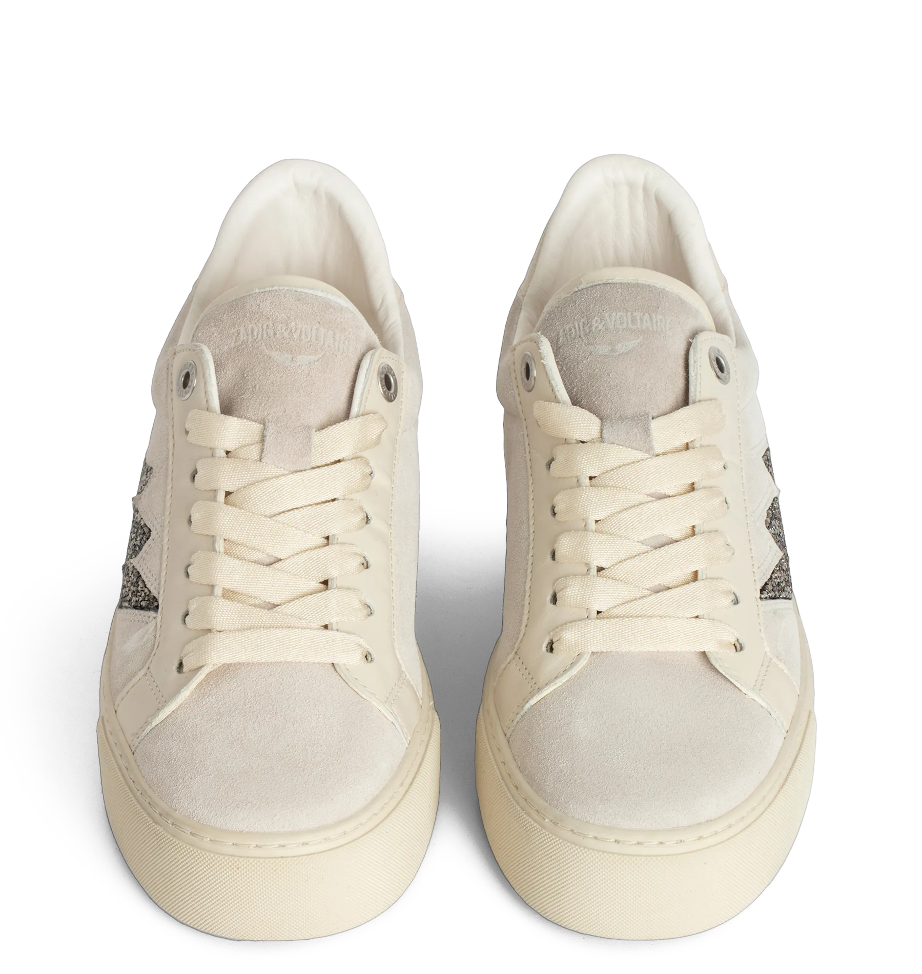  ZADIG&VOLTAIRE   LA FLASH - Sneakers basse in pelle con platform | Bianco