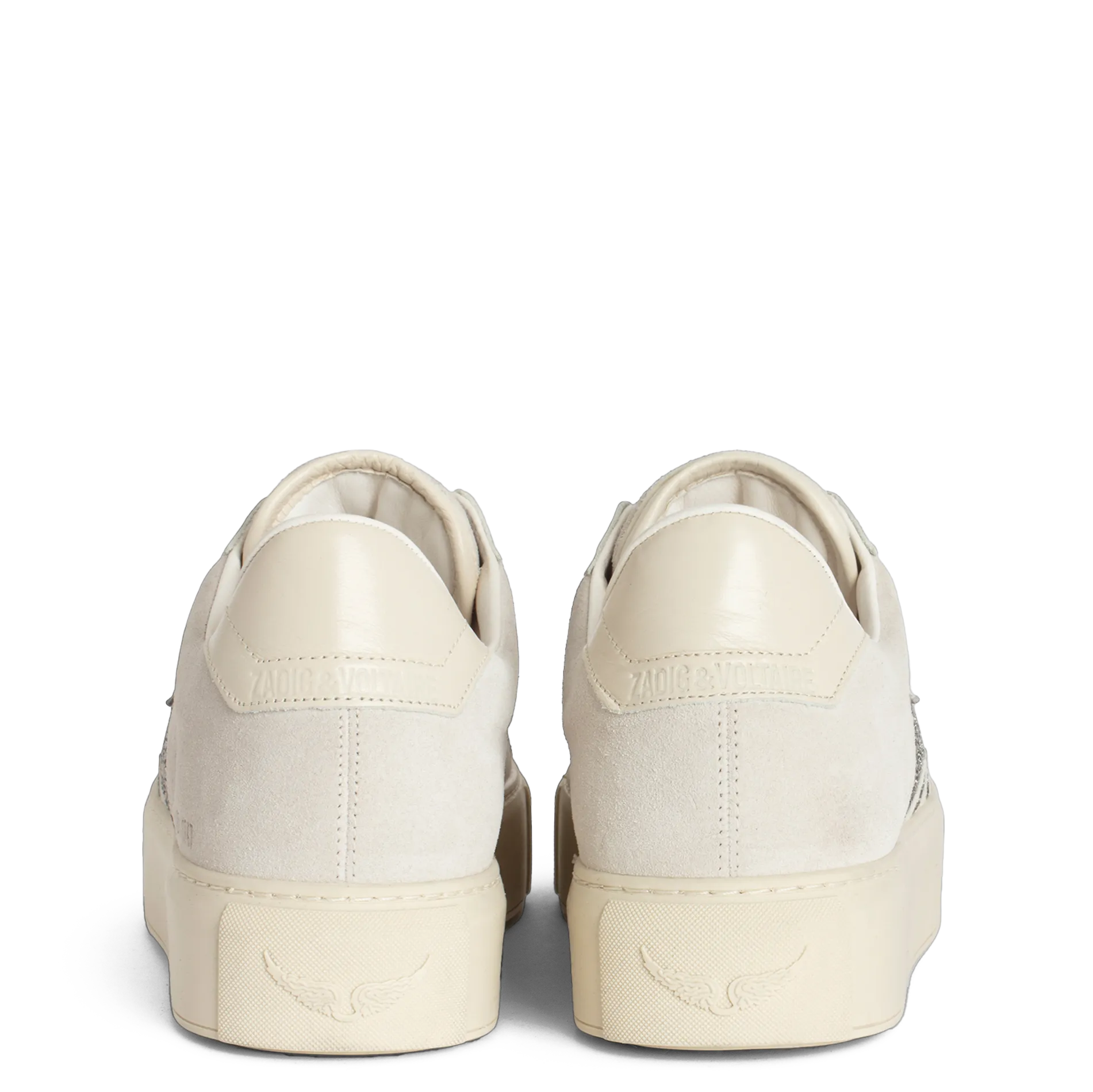  ZADIG&VOLTAIRE   LA FLASH - Sneakers basse in pelle con platform | Bianco